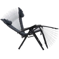 Relax Air Deluxe avec repose-tête 2025 – Fauteuil zéro gravité pliant et ergonomique
