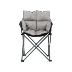 Chaise pliable Montpellier grise – Confort, élégance et portabilité