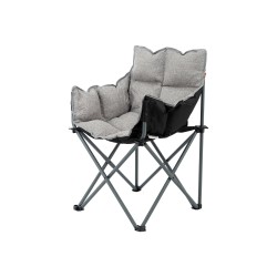 Chaise pliable Montpellier grise – Confort, élégance et portabilité