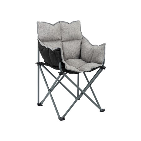 Chaise pliable Montpellier grise – Confort, élégance et portabilité