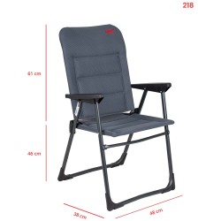 Chaise Air Deluxe – Chaise de camping confortable et robuste