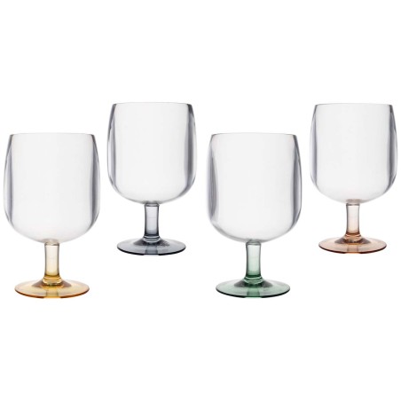 Verres à vin Pastel Ornans - 250 ml - 4 pièces | Bo-Camp - incassables & sans BPA