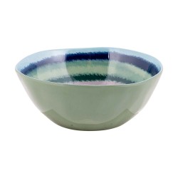 Vaisselle Halo - Mélamine bleu/vert - 12 pièces | Bo-Camp - résistante & design