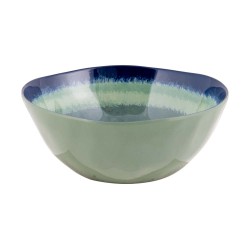 Vaisselle Halo - Mélamine bleu/vert - 12 pièces | Bo-Camp - résistante & design