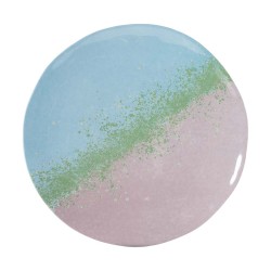 Vaisselle Halo - Mélamine bleu/vert - 12 pièces | Bo-Camp - résistante & design
