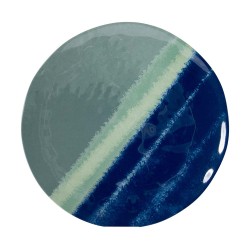 Vaisselle Halo - Mélamine bleu/vert - 12 pièces | Bo-Camp - résistante & design