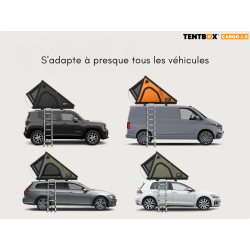 Tente de Toit TentBox Cargo 2.0 – robuste, rapide et ultra-fonctionnelle