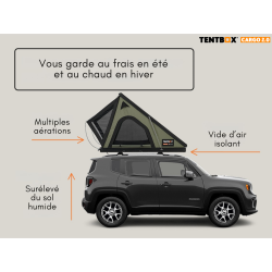 Tente de Toit TentBox Cargo 2.0 – robuste, rapide et ultra-fonctionnelle