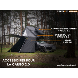 Tente de Toit TentBox Cargo 2.0 – robuste, rapide et ultra-fonctionnelle