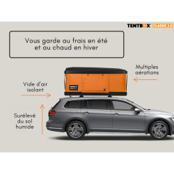 Tente de Toit Tentbox Classic 2.0 – Confort, rapidité et robustesse pour vos aventures