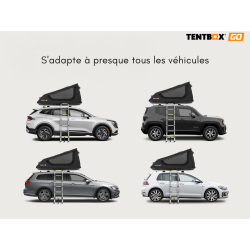 Tente de Toit TentBox Go – ultra-légère, rapide et polyvalente