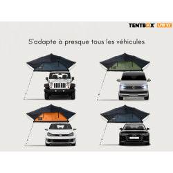 Tente de Toit TentBox Lite XL – familiale, spacieuse et rapide à installer