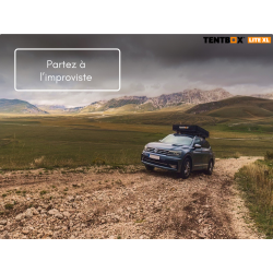 Tente de Toit TentBox Lite XL – familiale, spacieuse et rapide à installer