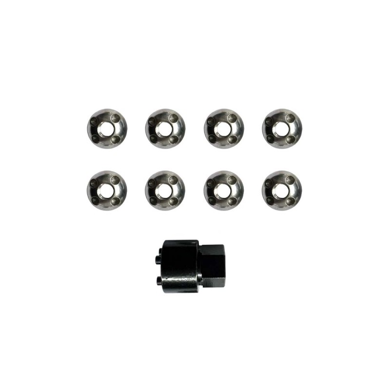 Écrous antivol Tentbox – Kit de 8 pièces pour sécuriser votre tente de toit