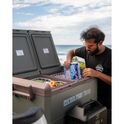 Glacière à compression Dual Zone MyCoolman 78L – bi-zone grand format 111 canettes