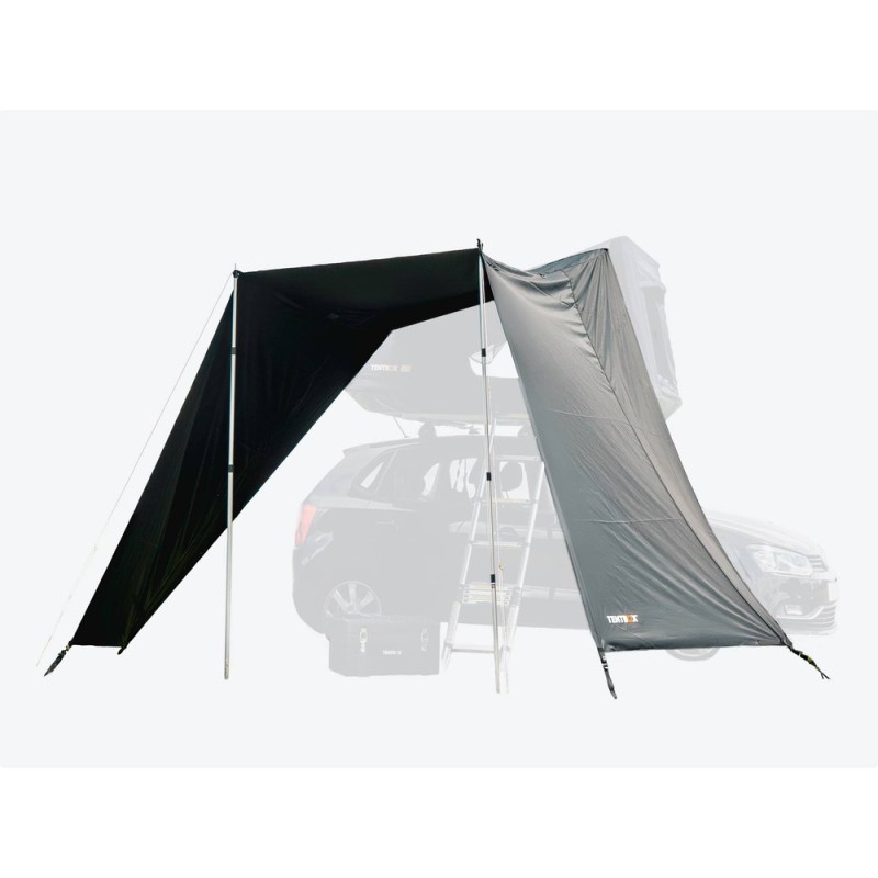 Tunnel pour tente de toit TentBox Go | Protection pluie et soleil