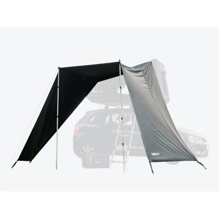 Tunnel pour tente de toit TentBox Go | Protection pluie et soleil