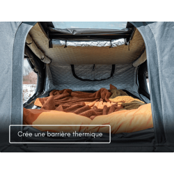 Isolant thermique pour tente de toit TentBox GO – Confort 4 saisons