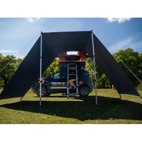 Tunnel pour tente de toit TentBox Lite 2.0 – Auvent abrité et espace supplémentaire