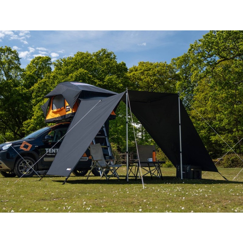 Tunnel pour tente de toit TentBox Lite XL – Auvent abrité et espace supplémentaire