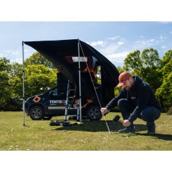Tunnel pour tente de toit TentBox Lite XL – Auvent abrité et espace supplémentaire