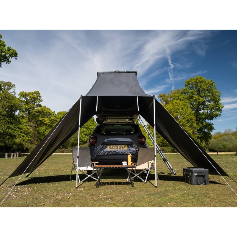 Tunnel pour tente de toit TentBox Cargo 2.0 – Auvent abrité et pratique