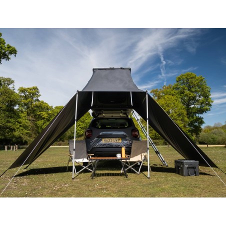 Tunnel pour tente de toit TentBox Cargo 2.0 – Auvent abrité et pratique