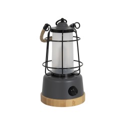 Lampe lanterne Harlington 370 lm – Rechargeable & design bambou