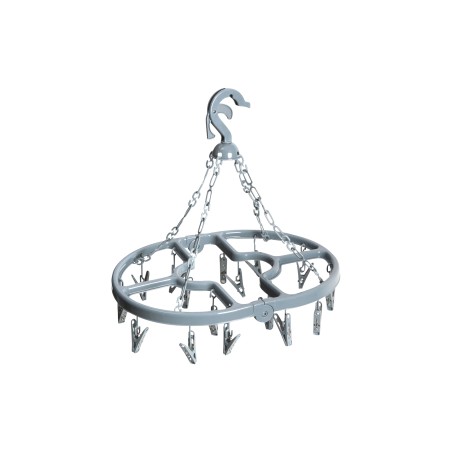 Etendoir pliable 16 pinces – Séchoir compact et pratique pour linge léger