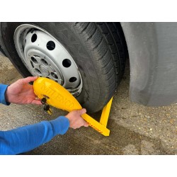 SABOT DE ROUE WRAITH 3 - CAMPING CAR - M7306 | Sécurité renforcée pour Fiat Ducato, Peugeot Boxer, Citroën Relay