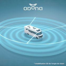 Système Caméra 360° Drone View 5 HDMI (Coques Carbones + Écran 7'')