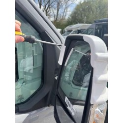 Coques rétroviseur Ford Transit bras court noir 2014+ | Pack x2 | M7528