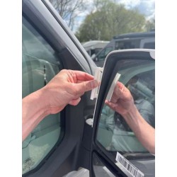 Coque protection rétroviseur Ford Transit bras court blanc 2014+ | Pack x2 | M7511