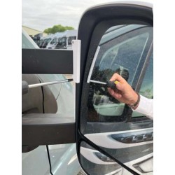 Coques protection rétroviseur Ducato/Jumper/Boxer BLANC à partir de 2025 x2 - M7535