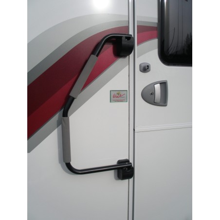 Main courante XL rabattable noire M4565 Milenco