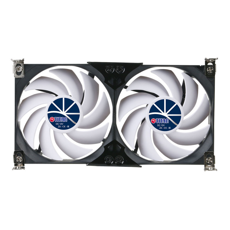 Ventilateur de frigo 14 cm AutoClip TITAN TITVR14A puissant et silencieux